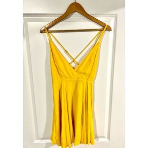 Forever 21 Yellow Mini Dress - Size S Never worn!